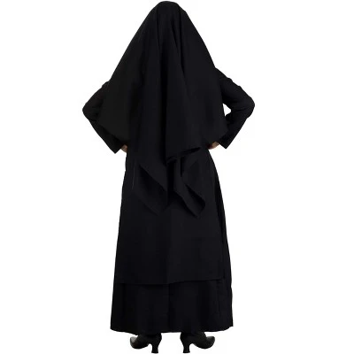 HalloweenCostumes.com Women's Deluxe Nun Costume 4 HalloweenCostumes.com Women's Deluxe Nun Costume - Image 2
