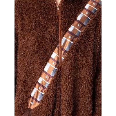 INTIMO Star Wars Adult Chewbacca Chewie Kigurumi Costume Union Suit Pajama Brown 4 INTIMO Star Wars Adult Chewbacca Chewie Kigurumi Costume Union Suit Pajama Brown - Image 2