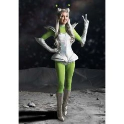HalloweenCostumes.com Small Women Fun Costumes Women's Galactic Alien Babe Costume, Gray/Green -Adult Halloween Costumes Shop GUEST 030d4a57 1d83 4ba4 9da8 c877e90a0d07