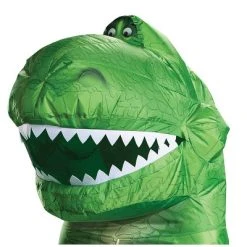 Disguise Mens Toy Story 4 Inflatable Rex Costume - One Size Fits Most - Green