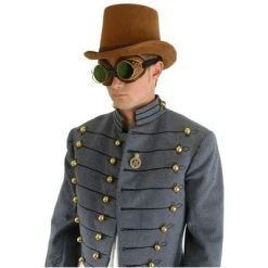 HalloweenCostumes.com Men Men's Brown Suede Coachman Hat, Brown