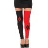 Rubie's Rubies Harley Quinn Womens Thigh High Stockings