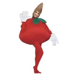 Disguise Halloween Express Adult Apple Costume - Size One Size Fits Most - Red
