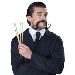 California Costumes Surreal Stache (Black) -Adult Halloween Costumes Shop GUEST 0e086b73 f9d8 46c4 964a 144977516f5d 1