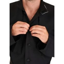 HalloweenCostumes.com Medium Men Deluxe Priest Costume, Black/White -Adult Halloween Costumes Shop GUEST 0f7b10a6 afb9 41ff aabb 250206cd471e