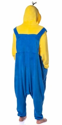 INTIMO Despicable Me Men's Minions Costume Kigurumi Character Union Suit Outfit Yellow 6 INTIMO Despicable Me Men's Minions Costume Kigurumi Character Union Suit Outfit Yellow - Image 4