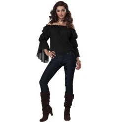California Costumes Renaissance Peasant Blouse Women's Costume (Black) -Adult Halloween Costumes Shop GUEST 10d5acac 398a 4c47 b08b 1a9771014c31 1