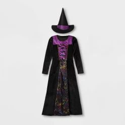 Adult Adaptive Witch Halloween Costume with Hat - Hyde & EEK! Boutique™ Multicolor