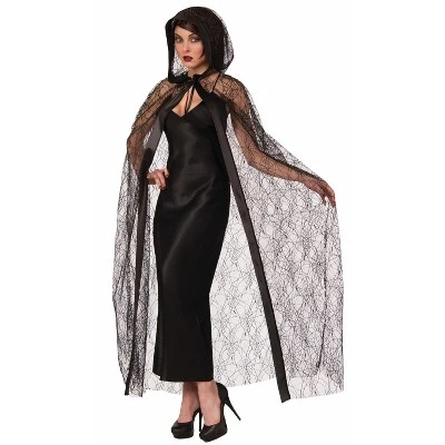 Forum Novelties Hooded Spider Web Cape 4 Forum Novelties Hooded Spider Web Cape - Image 2
