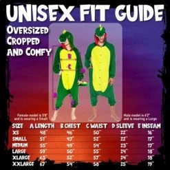 FUNZIEZ! - Dinosaur Adult Unisex Novelty Union Suit -Adult Halloween Costumes Shop GUEST 127fa341 f7b1 413f 8e14 9d64fb6c5709