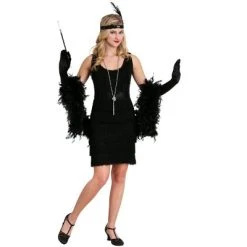 HalloweenCostumes.com Women's Black Fringe 1920's Flapper Costume -Adult Halloween Costumes Shop GUEST 13081188 c2fe 41c4 bf03 c7e7c6797c55