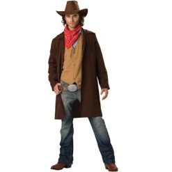 InCharacter Costumes InCharacter Rawhide Renegade Adult Costume, Medium