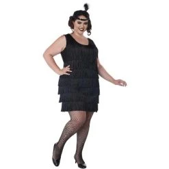 California Costumes Fashion Flapper Women's Plus Size Costume (Black) -Adult Halloween Costumes Shop GUEST 14909719 e03d 4b4d b228 ce0b59d7d7d6