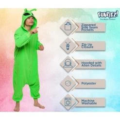 FUNZIEZ! - Alien Men's Novelty Union Suit -Adult Halloween Costumes Shop GUEST 1809d123 6d7b 4998 a00d 38d325e50606