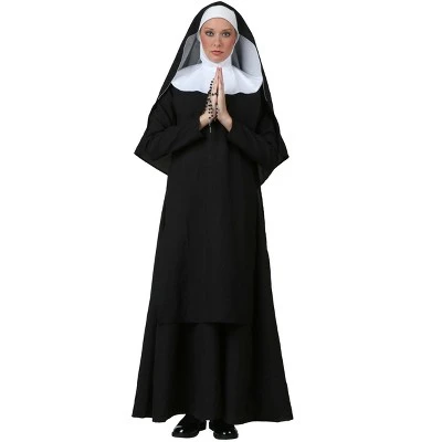 HalloweenCostumes.com Women's Deluxe Nun Costume 5 HalloweenCostumes.com Women's Deluxe Nun Costume - Image 3