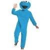 Disguise Mens Sesame Street Plush Cookie Monster Prestige Costume - Large/X Large - Blue