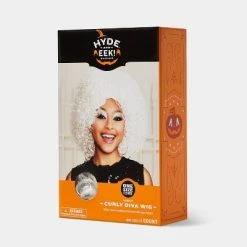 Hyde & EEK! Boutique Adult Curly Diva White Halloween Costume Wig - Hyde & EEK! Boutique™