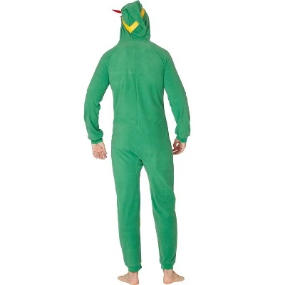 INTIMO Elf The Movie Mens Buddy The Elf One Piece Costume Pajama Set 3 INTIMO Elf The Movie Mens Buddy The Elf One Piece Costume Pajama Set