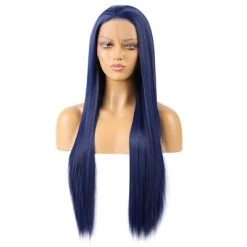 Unique Bargains Women's Long Straight Lace Front Wigs with Adjustable Wig Cap 24" 1 Pc -Adult Halloween Costumes Shop GUEST 1ad2ab72 a9c2 47f4 a803 d63f2655d23f