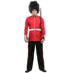 HalloweenCostumes.com Large Men Men's Royal Guard Costume, Black/Red