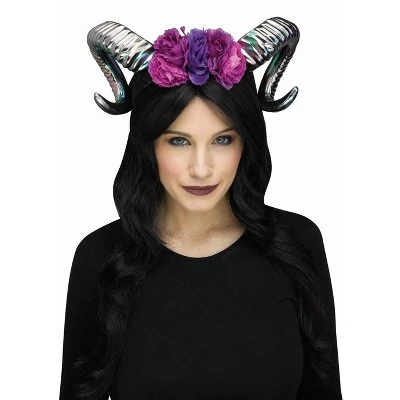 Fun World Oil Slick Horn Flower Headpiece 4 Fun World Oil Slick Horn Flower Headpiece - Image 2