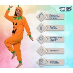 Funziez! Halloween Jack O Lantern Pumpkin Adult Unisex Novelty Union Suit 9 Funziez! Halloween Jack O Lantern Pumpkin Adult Unisex Novelty Union Suit -Adult Halloween Costumes Shop GUEST 1df1c8ac 36b5 49e6 bc4a 5417dd644857