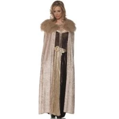 Underwraps Costumes Renaissance Adult Cape (Beige)