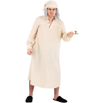 HalloweenCostumes.com Humbug Nightgown Men's Costume 4 HalloweenCostumes.com Humbug Nightgown Men's Costume - Image 2