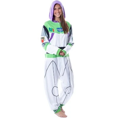 INTIMO Disney Mens' Toy Story Buzz Lightyear Costume Pajama Union Suit White 7 INTIMO Disney Mens' Toy Story Buzz Lightyear Costume Pajama Union Suit White - Image 5
