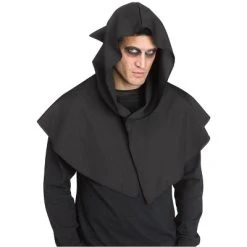 Fun World Hooded Capelet (Black)