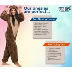 Funziez! Bear Slim Fit Adult Unisex Novelty Union Suit -Adult Halloween Costumes Shop GUEST 22eb9fc5 f947 47d7 9406 fda83216264f
