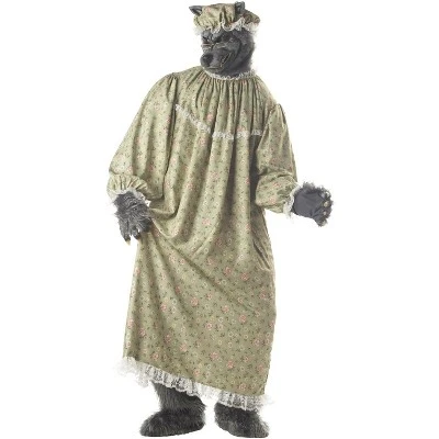 California Costumes Wolf Granny Men's Costume, One Size 3 California Costumes Wolf Granny Men's Costume, One Size