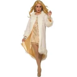 Forum Novelties Women's Faux Fur Coat