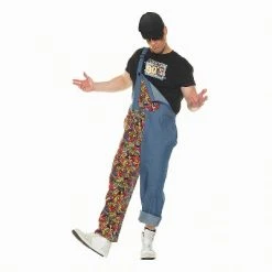 Underwraps Mens Trippin 1990's Overalls