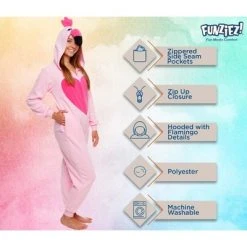 Funziez! Flamingo Slim Fit Women's Novelty Union Suit -Adult Halloween Costumes Shop GUEST 29339bd1 6583 4266 8c77 bf8d901361cf