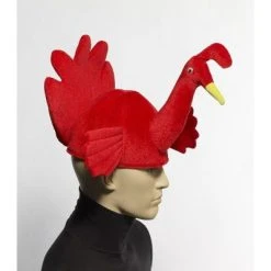 Forum Novelties Plush Red Turkey Costume Hat Adult