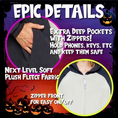 Funziez! Triceratops Adult Unisex Novelty Union Suit 6 Funziez! Triceratops Adult Unisex Novelty Union Suit - Image 4