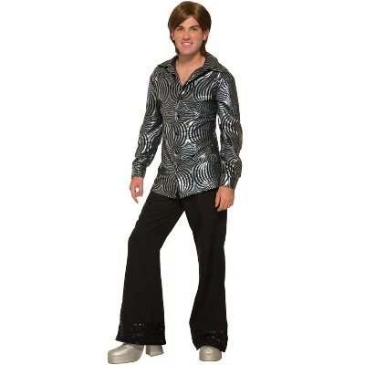 Forum Novelties Boogie Down Disco Shirt Men's Costume 4 Forum Novelties Boogie Down Disco Shirt Men's Costume - Image 2