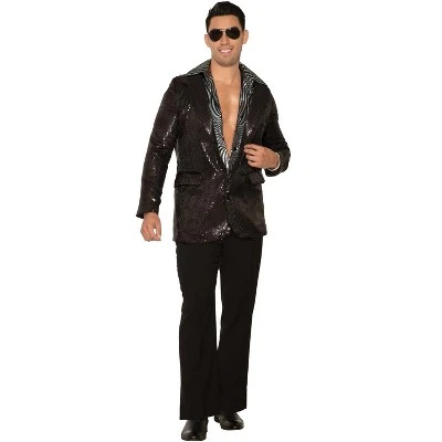 Forum Novelties Black Disco Sequin Blazer (Standard) 3 Forum Novelties Black Disco Sequin Blazer (Standard)