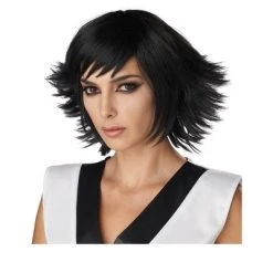 California Costumes Feathered Cosplay Wig (Black)