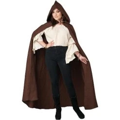California Costumes Hooded Cloak Adult Costume (Brown)