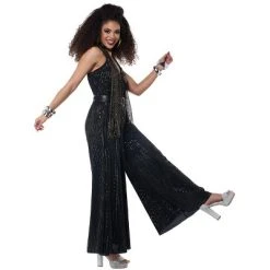 California Costumes Let's Dance Disco Jumpsuit Women's Costume
