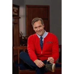 Toynk Surreal Entertainment Mister Rogers’ Neighborhood Officially Licensed Collectible Adult Men's Sweater -Adult Halloween Costumes Shop GUEST 30ecc393 e7b3 4ff0 b8ee a1e7061a076d