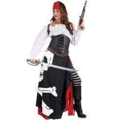 HalloweenCostumes.com Women's Pirate Flag Gypsy Costume -Adult Halloween Costumes Shop GUEST 320e0ff5 279c 4327 a193 2a6350dd89c1