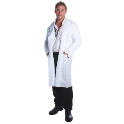 Halloween Express Men's Lab Coat Costume - Size XX Large - White