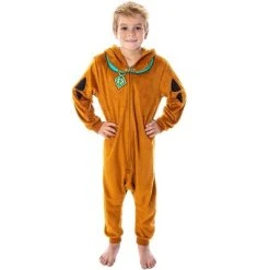 INTIMO Scooby Doo Costume Kids Union Suit Sleeper Pajamas
