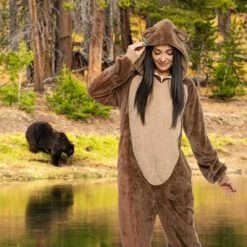 Funziez! Bear Slim Fit Adult Unisex Novelty Union Suit