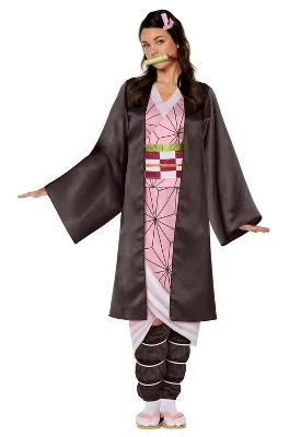 Demon Slayer Nezuko Women's Costume 6 Demon Slayer Nezuko Women's Costume - Image 4