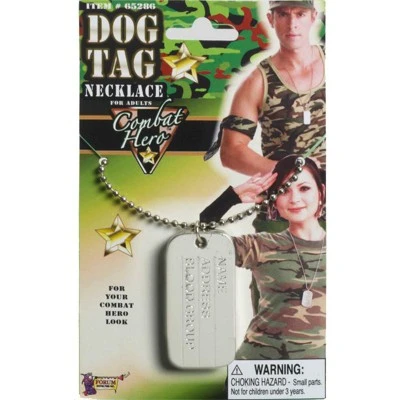 Forum Novelties Combat Hero Dog Tag 4 Forum Novelties Combat Hero Dog Tag - Image 2