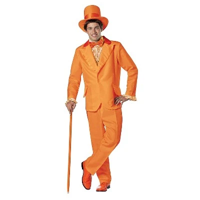 Halloween Express Orange Goof Ball Costume Family 1 PC 3 Halloween Express Orange Goof Ball Costume Family 1 PC